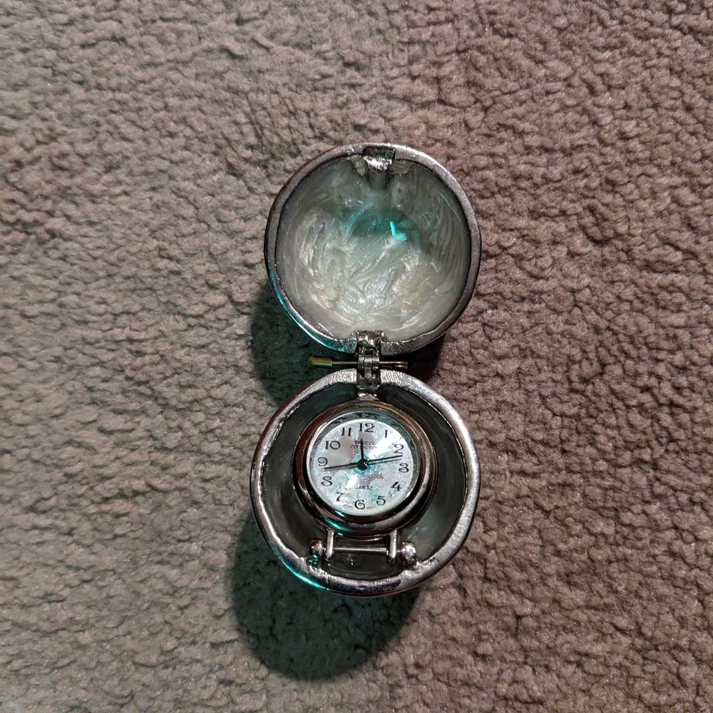 Fabergé egg styled clock - Picture 3 of 4